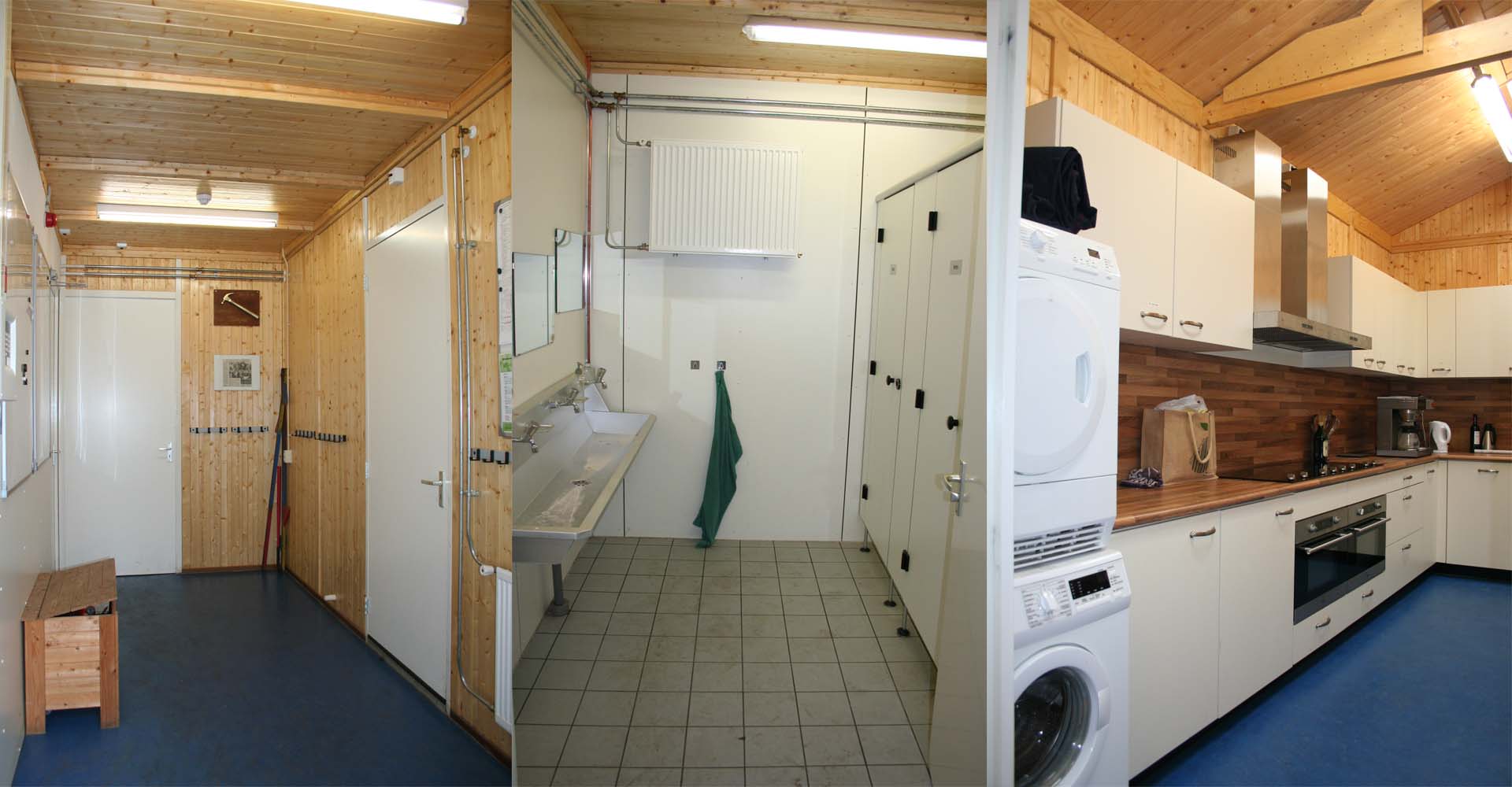 De volledig uitgeruste keuken